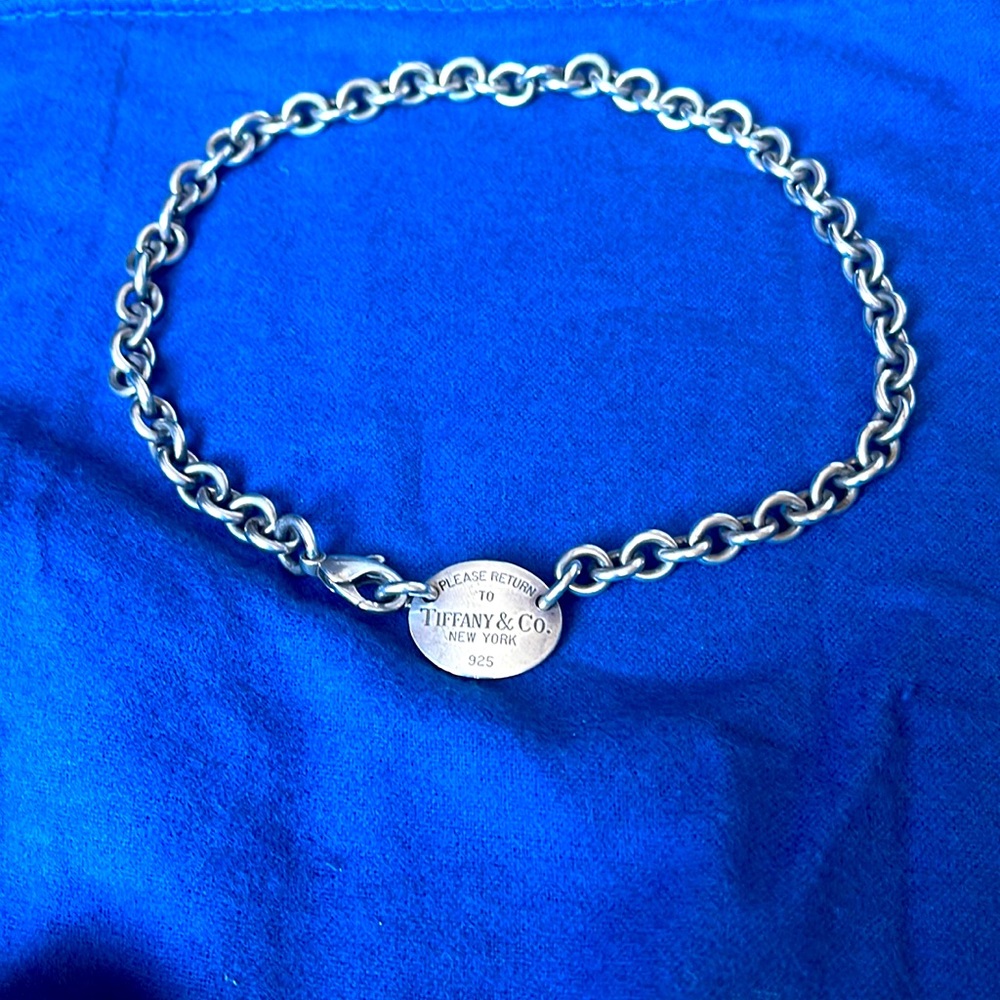 Authentic Tiffany & Co. Sterling silver necklace.